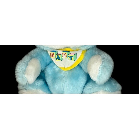 Baby Blue Bunny Lamb Plush Stuffed Animal Toy Turn key for Lullaby tune - Picture 7 of 12